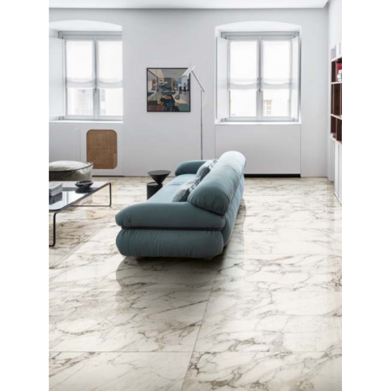 Πλακάκι Marazzi Allmarble Calacatta Extra Lux Rt 75x150 cm M391 Γυαλιστερό Μαρμαριζέ
